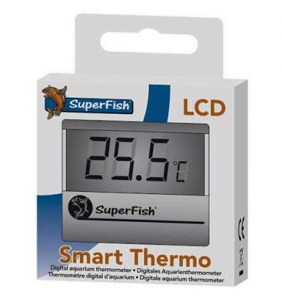 SuperFish Smart Thermo LCD Sølv
