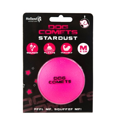 Dog Comets Stardust Bold Pink Ø 6 cm.