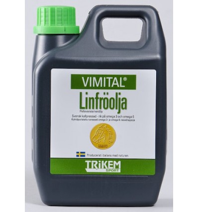 Vimital Hørfrøolie 1 L