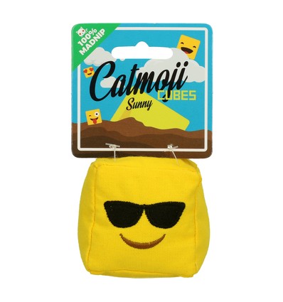 Emoji Cat Cube Sunny Ø 7 cm.