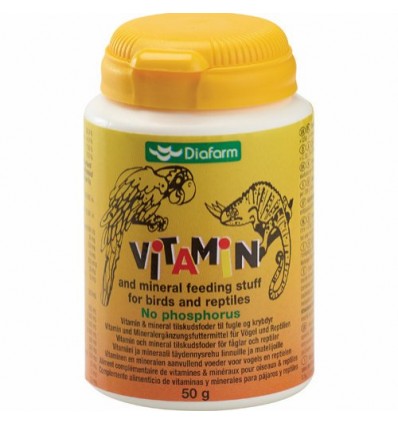 Vitaminpulver t/fugle & krybdyr 50 g