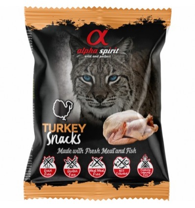 AlphaSpirit Cat snack Turkey 50 gr.