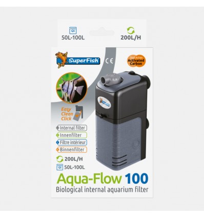 Aqua-Flow 100 indvendig filter. 50-100 liter