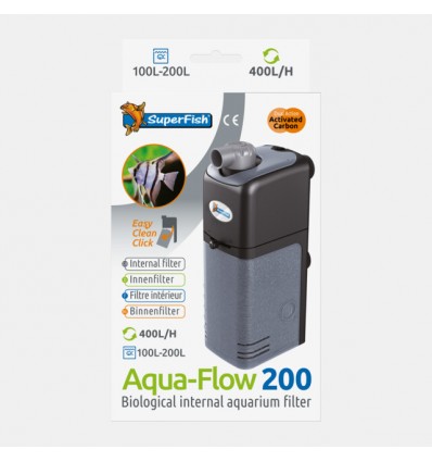 Aqua-Flow 200 indvendig filter. 100-200 liter