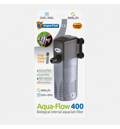 Aqua-Flow 400. Indvendigt filter. 200-400 liter