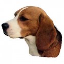 Dekal Beagle Lille ca. 8 cm.