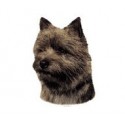 Dekal Cairn Terrier ca. 8 cm.