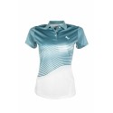 HKM Polo Shirt ATTRACTIVE- Azur/Hvid XS