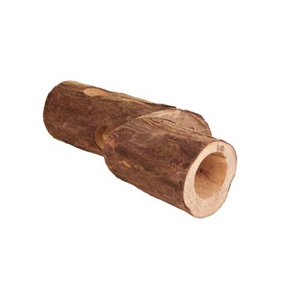 Hamster træ legerør med sving 25,5 cm.
