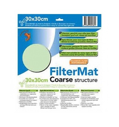 Filtermåtte Coarse (grov) 30x30 cm.