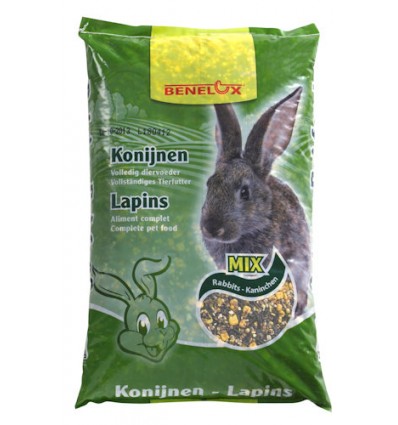 Benelux kanin blanding 20 kg.