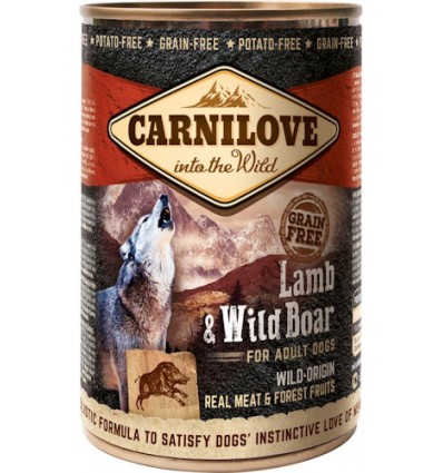 CARNILOVE Into The Wild Lam & Vildsvin 400 gr.