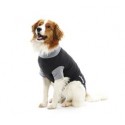 BUSTER Body Suit EasyGo til hunde sort/grå 52 cm L