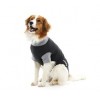 BUSTER Body Suit EasyGo til hunde sort/grå 52 cm L